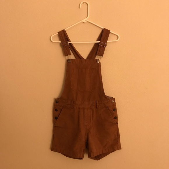Bridge and Burn Morse Rust Shortalls - Picture 3 of 5